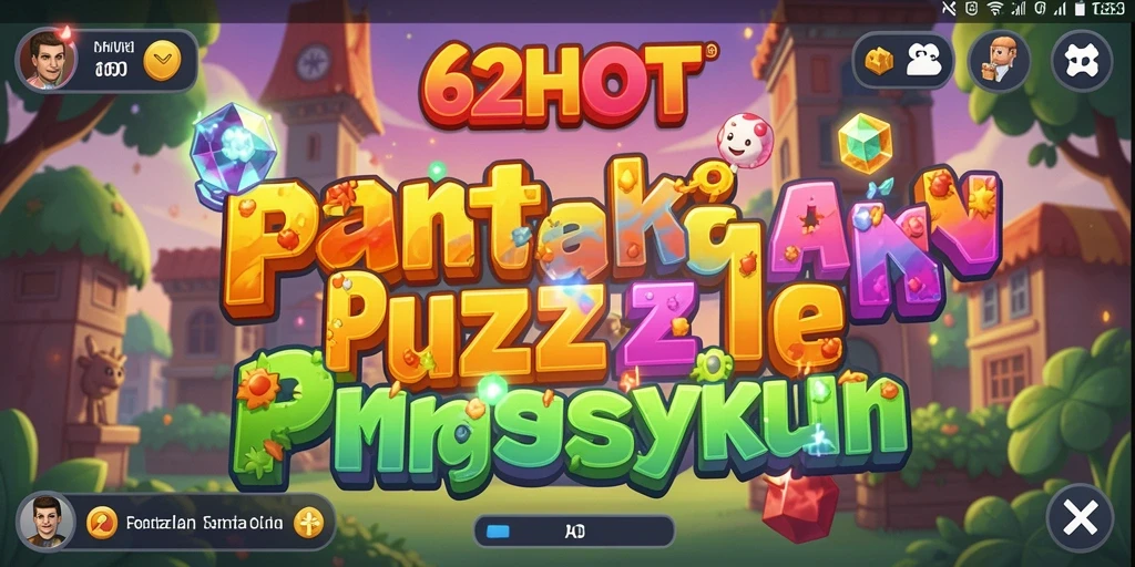 Tampilan gameplay Puzzle 62HOT yang seru dan mengasyikkan.