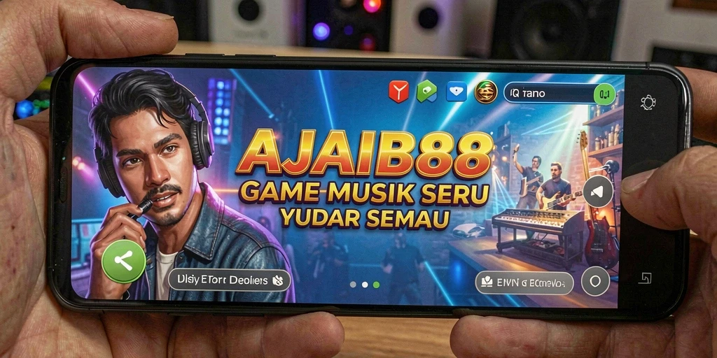 Screenshot AJAIB88 menunjukkan gameplay seru dengan berbagai lagu.