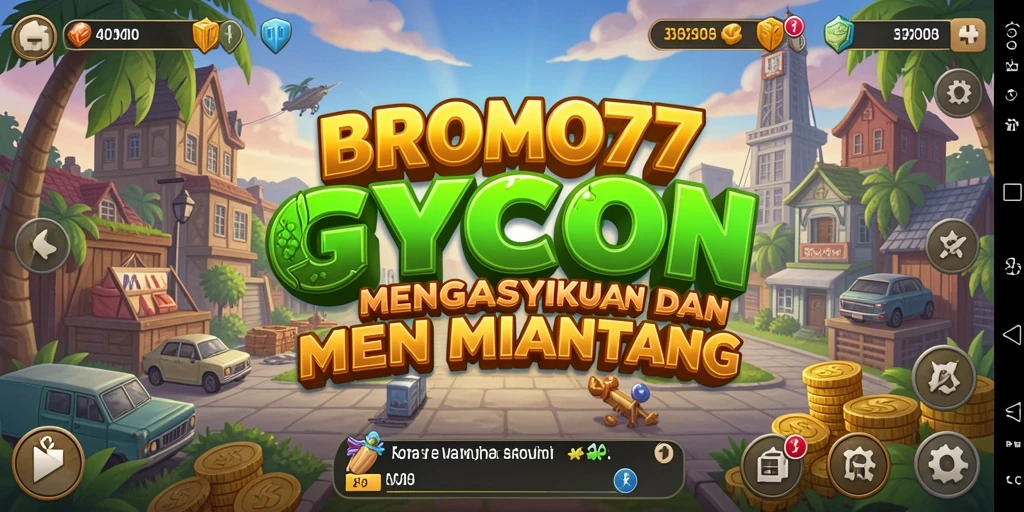 Tampilan menarik dari gameplay BROMO77 yang penuh strategi.