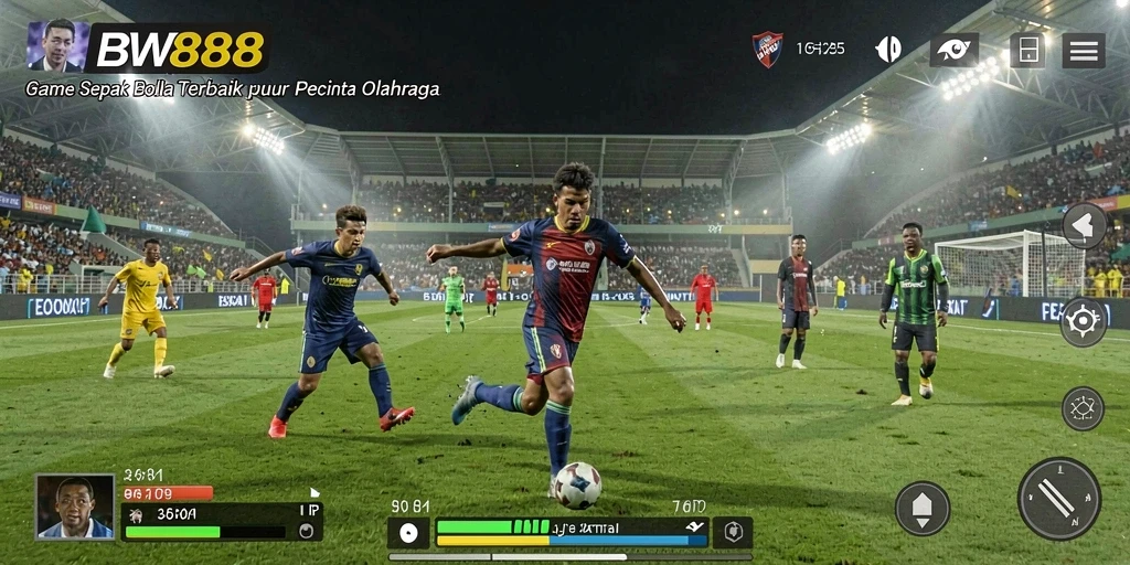 Tampilan gameplay BW888 yang menegangkan dan kompetitif.