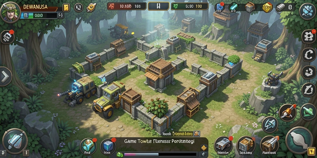 Tampilan menarik dari gameplay DEWANUSA dalam pertahanan wilayah.
