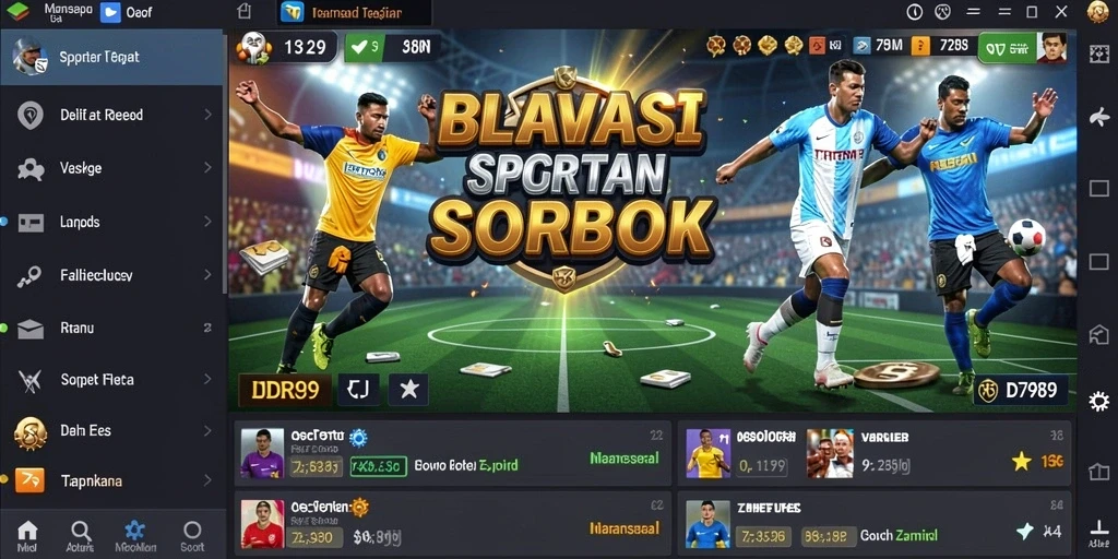 Tampilan gameplay aplikasi Sportsbook IDR89 dengan berbagai pilihan taruhan menarik.