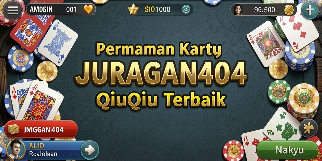 Tampilan gameplay seru dari JURAGAN404 dalam permainan QiuQiu.
