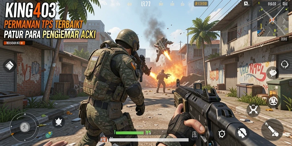 Screenshot menampilkan aksi seru dari gameplay KING403 yang intens.