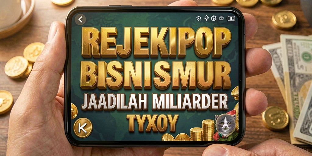 Tampilan menarik dari gameplay REJEKIPOP yang sangat adiktif.