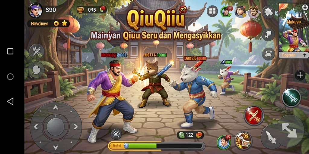 Tampilan gameplay QiuQiu yang seru dan kompetitif di S80.
