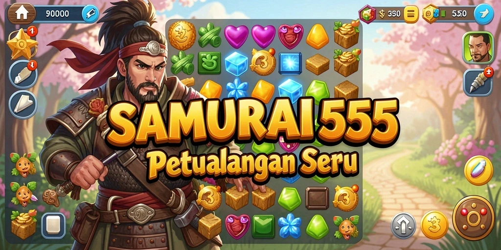 Gameplay seru SAMURAI555 dalam dunia Match-3.