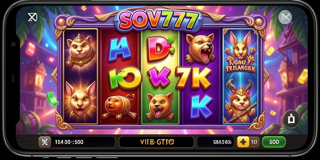 Screenshot gameplay SOV777 menampilkan keseruan permainan Slot.