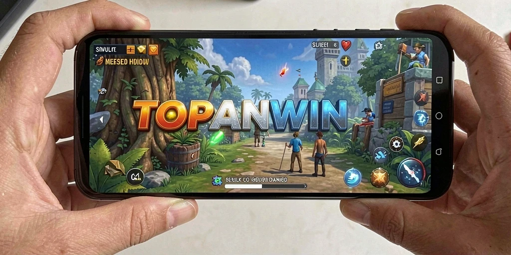 Tampilan gameplay menarik dari TOPANWIN yang menunjukkan berbagai aktivitas simulasi.