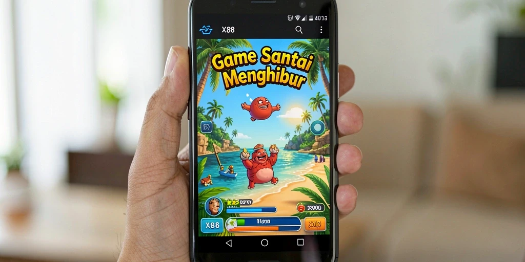 Tampilan gameplay X88 yang menyenangkan dan penuh warna.